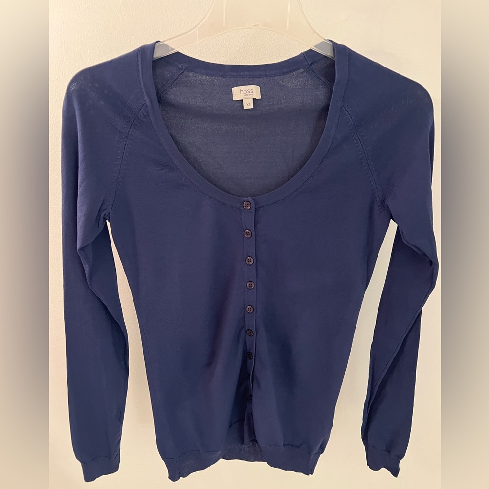 Hoss Intropia Button Up Cardigan Sweater